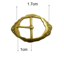 1-1 / 2inch Most Popular Fivela de cinto de metal de ouro de design (80 milímetros de comprimento)